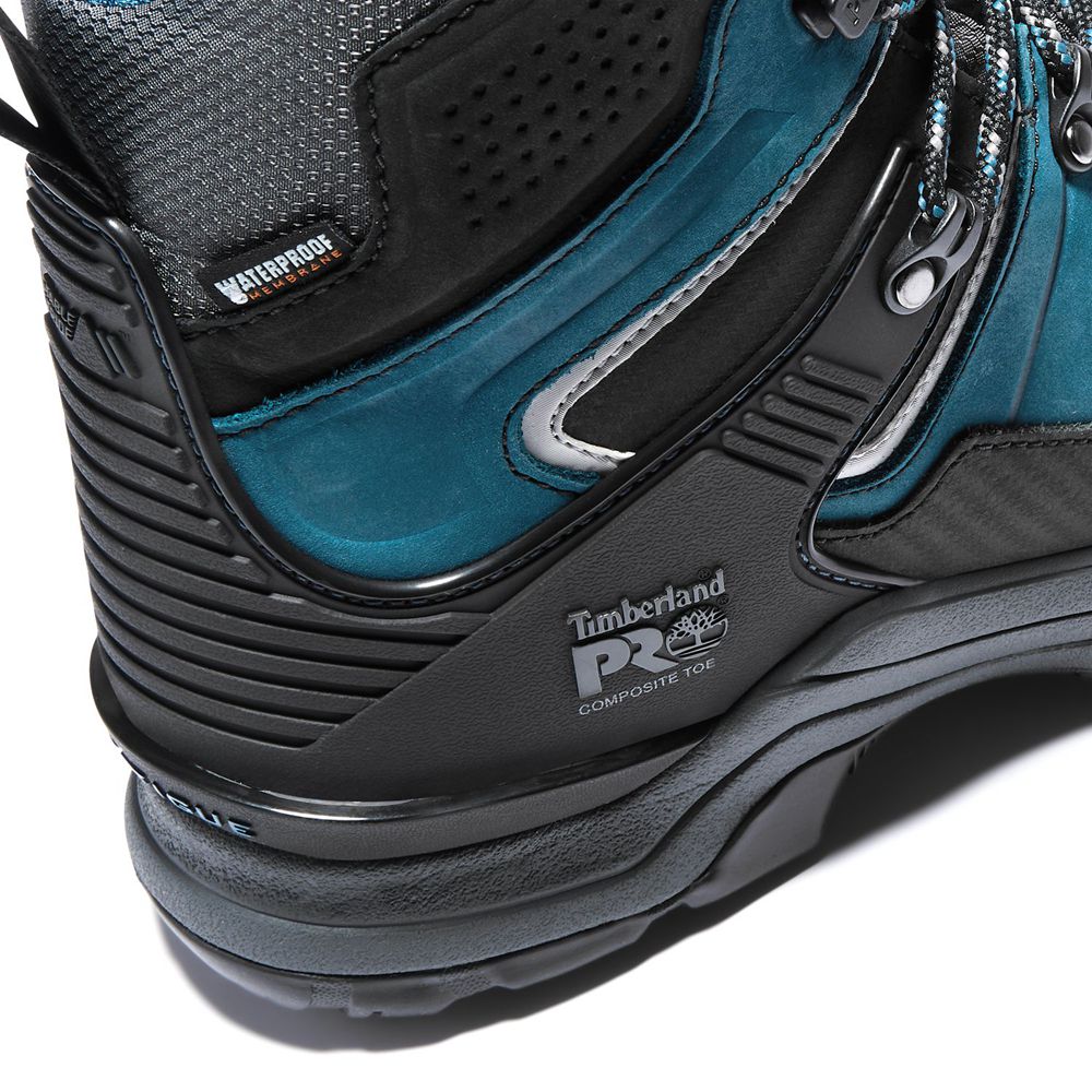 Bocanci De Muncă Timberland Barbati Albastri/Negrii - Pro® Hypercharge Trd Waterproof Composite-Toe